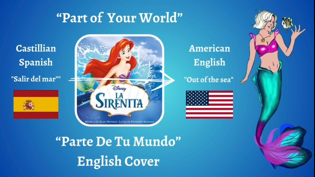 “Part of Your World” Castellano to English Translation Cover from La