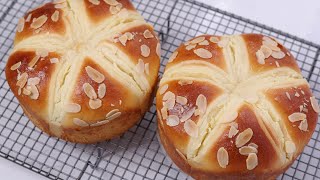 超柔软的日式雪芙红豆面包，放2-3天依然松软 ｜Indulge in the Flaky and Soft Delight of Japanese Red-Bean Bread