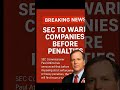 Breaking News: SEC to Warn Companies Before Penalties! 🚨📊#SEC #BreakingNews #Finance