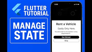Flutter Tutorial 30 : Manage State In Flutter