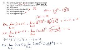 IITJEE 1999 limit question
