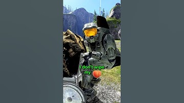 Master Chief Doesn’t Wipe. #halo #memes #masterchief