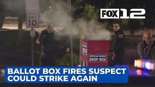Police: Suspect in Portland ballot box fires could strike again