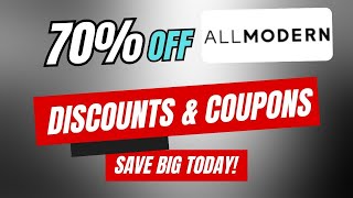 70% Off AllModern Coupon Code, Promo Codes & Discounts – Save Big Today