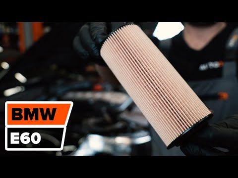 Como substituir óleo de motor e filtro de óleo no BMW 5 E60 [TUTORIAL]