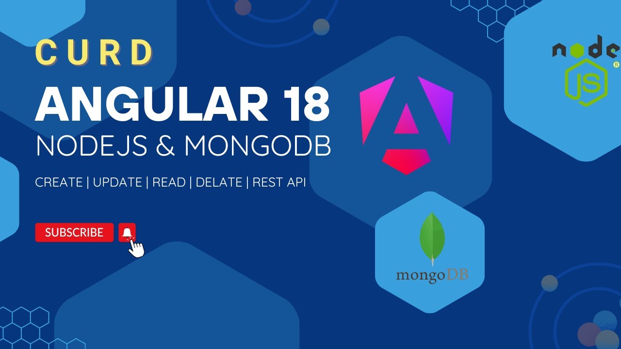 #8 ANGULAR CURD OPERATION TUTORIAL | NODEJS | MONGODB | REST API - YouTube