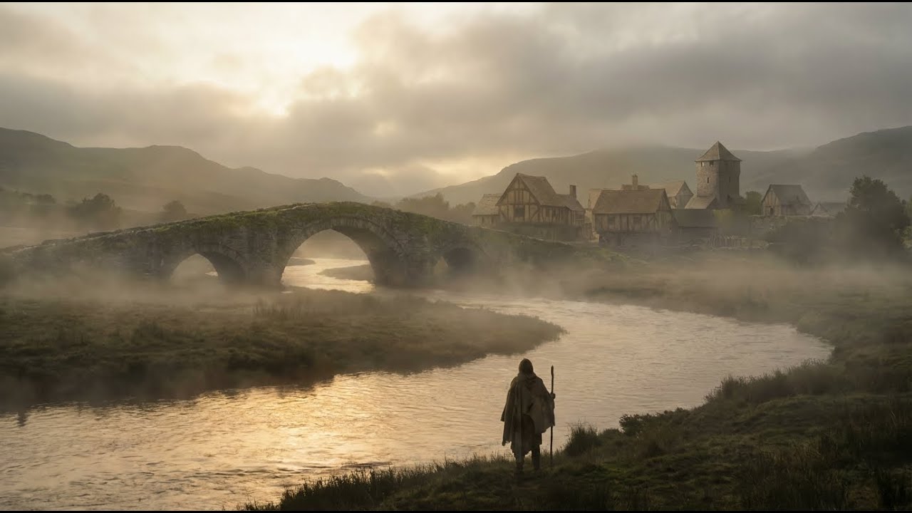 Fantasy Medieval Ambient | River at Dawn 🌅 Calm Music for Sleep & Relaxation