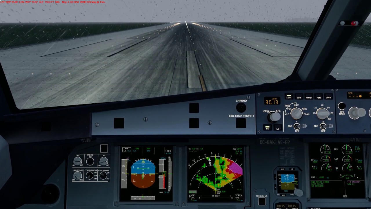 [P3D 4.5] FSLabs A320-X Take off from Orlando