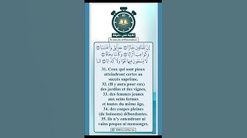 تلاوة في دقيقة ( إن للمتقين مفازا ) تلاوة القارئ عبدالعزيز التركي