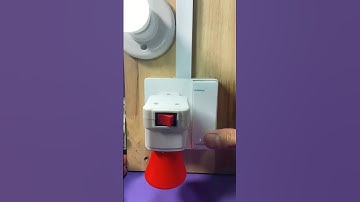 One open five-hole socket, the switch controls the light plug in independently