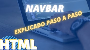👨‍💻Crea un Menú HTML en Menos de 15 Minutos! | Explicación Paso a Paso Creación Navbar