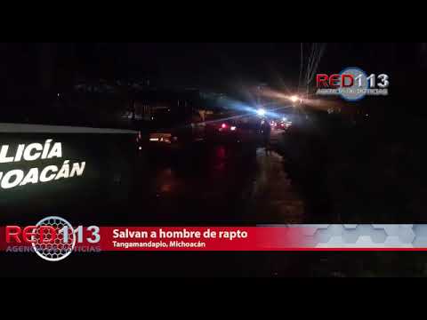 VIDEO Salvan a hombre de rapto