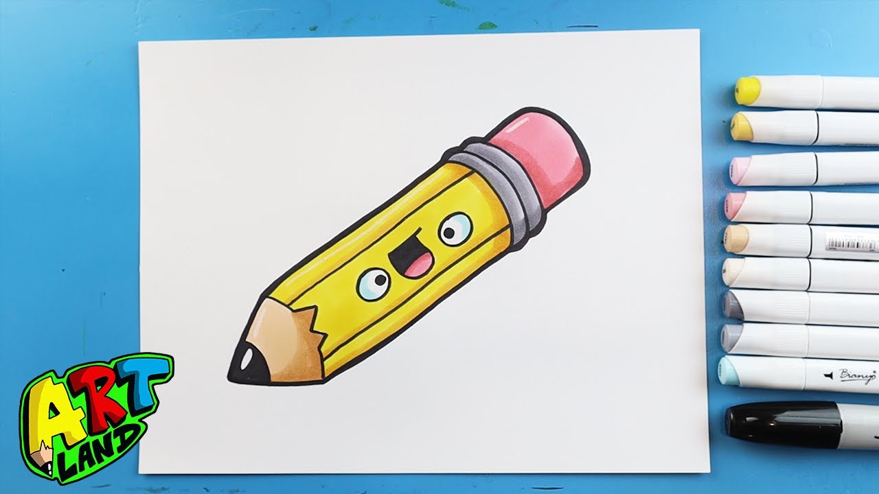 How to Draw a Pencil for Kids 