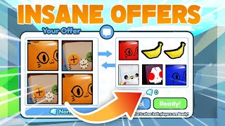 *Insane Offers* For New Huge Orange Balloon Cat And Huge Scarecrow Cat! (Trading Montage) PSX Roblox