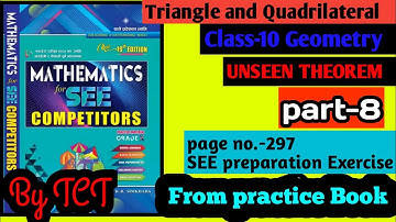 Unseen Theorem part8 class10 maths || Triangle and Quadrilateral unseen theorem #geometry by #tctsir