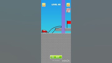 Draw Bridge Game Level 65 #viral #short 🚘