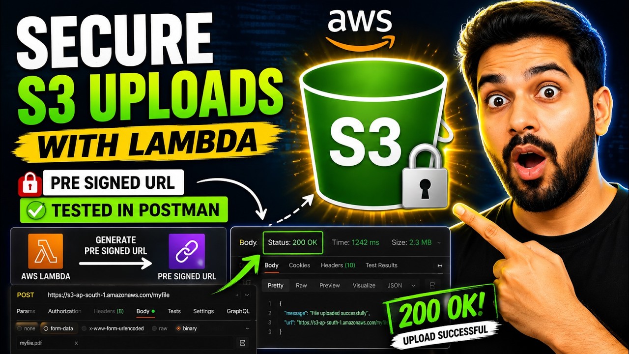 AWS S3 Pre-Signed URLs with Lambda — Secure File Uploads in Minutes ...