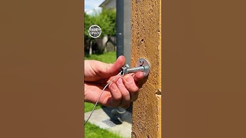 No Slack! A Clever Way to Tension Metal Wire! #tricks