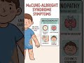 Symptoms of Mccune-Albright syndrome #medical