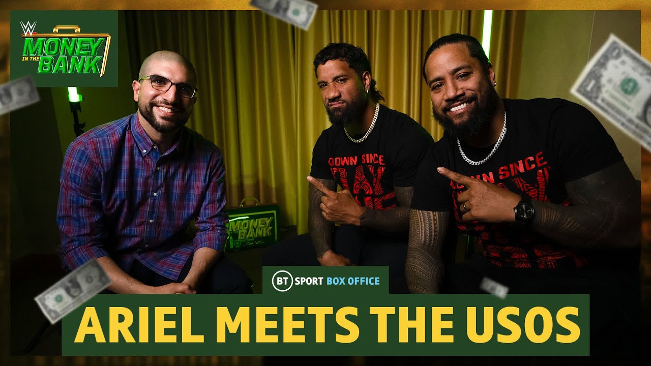 Ariel Meets: The Usos ☝️ Rare Jey & Jimmy Sit Down Ahead Of Money In The Bank Bloodline Civil War 🔥