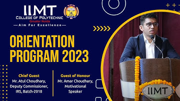 Orientation Program 2023 | Diploma Engineering Course | IIMT College of Polytechnic, Greater Noida