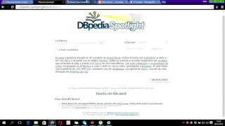 Open Calais, DBpedia Spotlight y Zemanta