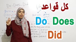 كل قواعد Do Does Did في اللغة الانجليزية | English with Omnia