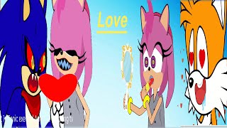 Sonic \& Amy Squad - Sonic exe \& Amy exe Run for love - Sonic The hedgehog 2021 - kim 100