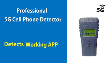5G Cell Phone Detector Detects Working APP_RFD-10 from Taiwan