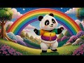 Panda Teaches Rainbow Colours | Learning for Kids
