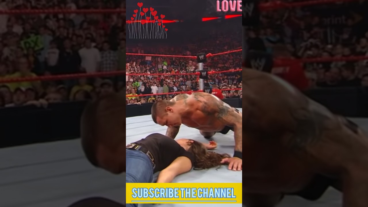 ⁣Randy Orton kissing Triple h wife #wwe #fight #youtube #viral #shorts