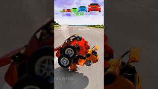 Big &amp; Small cars vs Monster Car - BeamNG.drive #beamngdrive