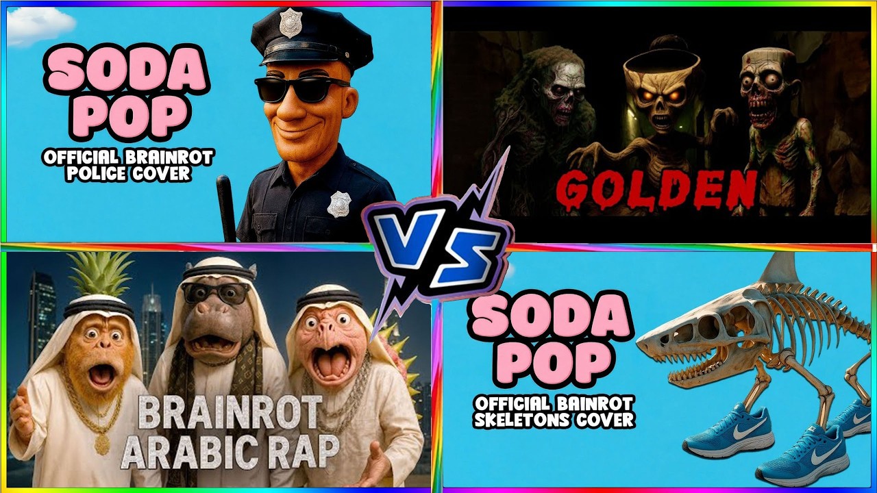 BRAINROT POLICE🆚ZOMBIES🆚ARABIC🆚SKELETONS TILES HOP