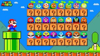 Super Mario Bros. but there are MORE Custom PowerUP Items All Characters!...(ALL EPISODES)