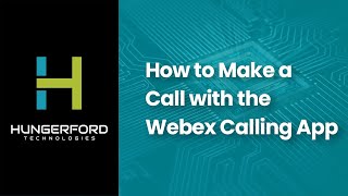 How to Make a Call with the Webex Calling App screenshot 1