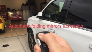 Automatic Folding mirrors activation GMC Yukon, Chevy Tahoe, Suburban, Sierra, Silverado