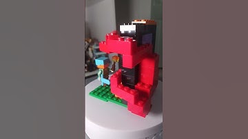 Lego Minecraft Nether portal moc!