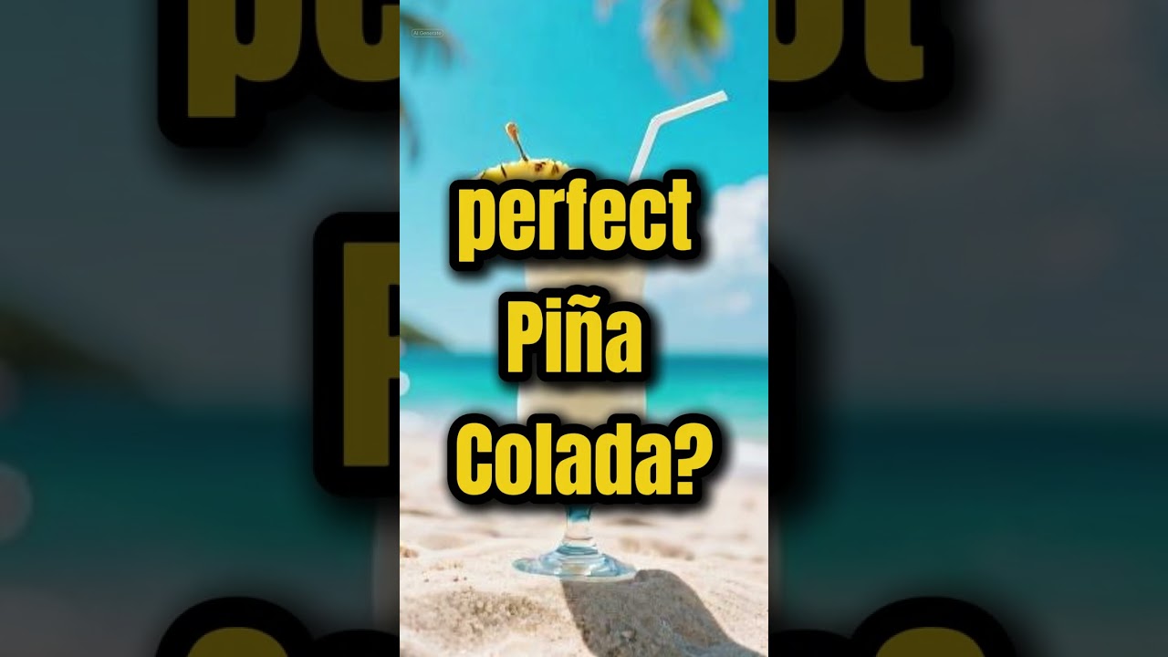 How to Make the PERFECT Piña Colada 🍍 | Tropical Cocktail 