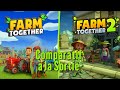 Comparatif farm together  farm together 2 au moment des sorties en accs anticip 