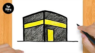 #70 How to Draw a Kaaba - Easy Drawing Tutorial