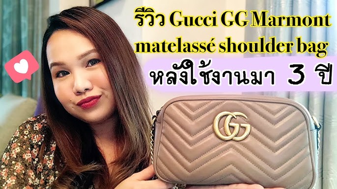 Gucci Marmont Mini Bucket Bag Review - Karina Style Diaries