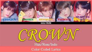 TXT - CROWN (Color Coded Lyrics Indo/Rom/Han) SUB INDO