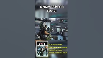 BINARY DOMAIN | INDICAÇÃO DE GAME