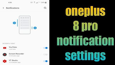 oneplus 8 pro notification settings | one plus notification settings