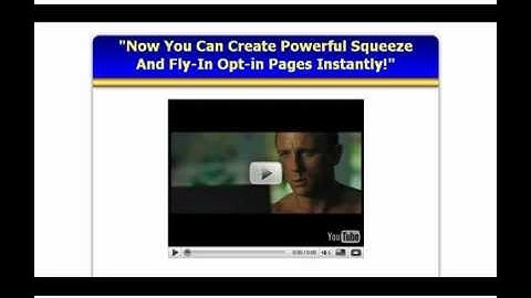 Opt in generator squeeze page landing page subscriber