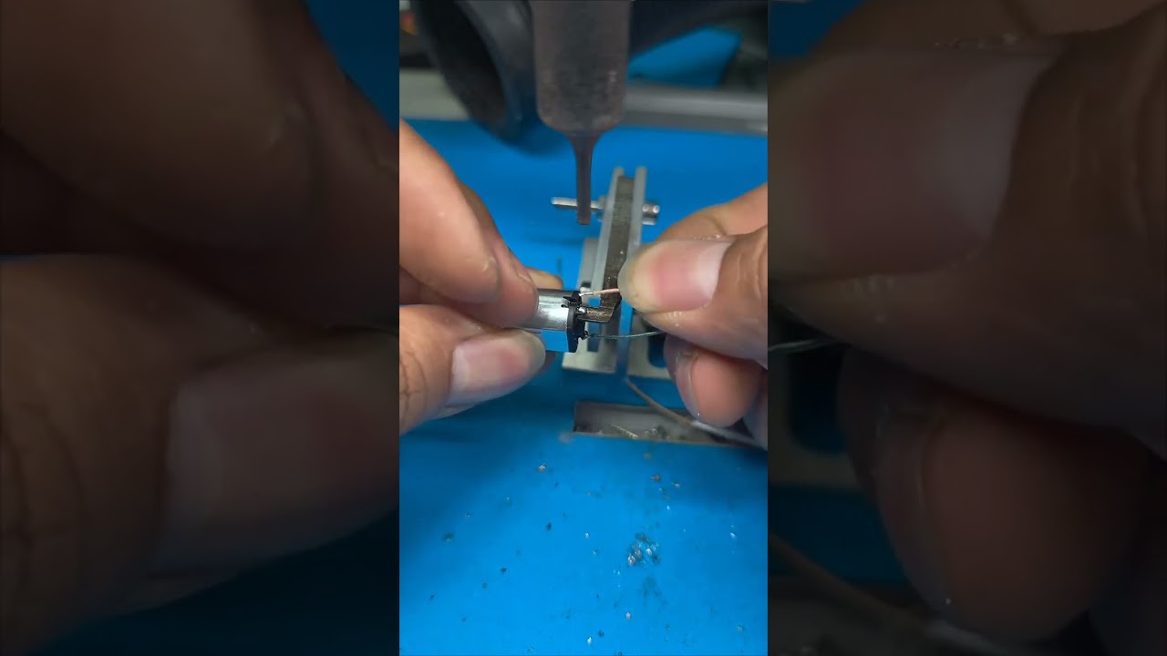 Motor wire welding 