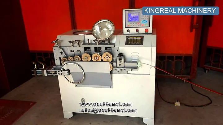 Stainless Steel Barrel Hoop Former, Ring Forming Machine