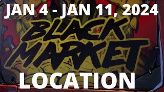 Black Market Vending Machine Location January 4 2024 Borderlands 3 - (Ambermire)