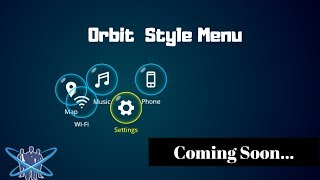 Full Orbit Style Menu Using HTML, CSS and JS || Coming Soon.. News