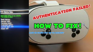 How to fix Authentication Failed! In Vr games🔧 How to fix Authentication Failed! In Vr games🔧